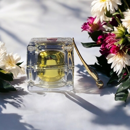 Βιολογική κρέμα προσώπου νυκτός Hypericum Perforatum με βαλσαμέλαιο/σπαθόλαδο για ακμή